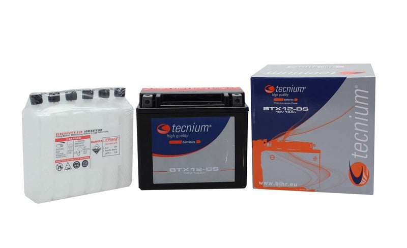 TECNIUM Battery Maintenance-free with acid package - BTX14-BS