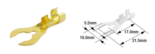 TOURMAX elektra kabelschoen male Ø5.5mm type B-22 (per 100)