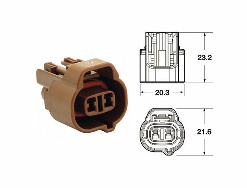 CONNECTORSET SMTO BRUIN  VROUWELIJK - PACK X5 TYPE 090 SMTO MT