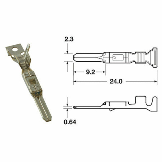 MANNELIJKE KLEM FRKW  Ø 0,5/0,85 - PACK X50 TYPE 090 FRKW FW