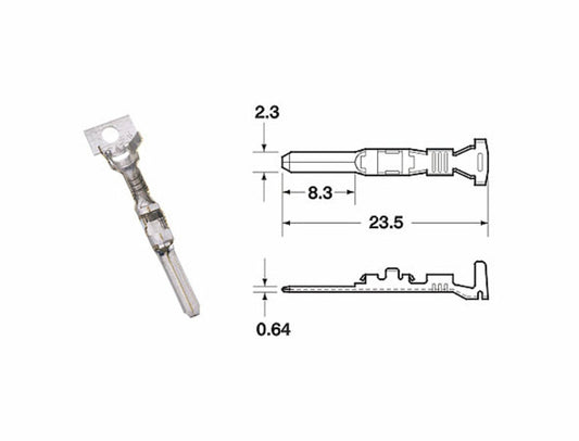 MANNELIJKE KLEM SMTO  Ø 0,85/1,25 - PACK X50 TYPE 090 SMTO MT