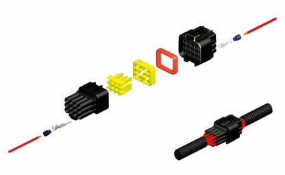 CONNECTORSET FRKW 5 POLIG  6 POLEN-5 VOLLEDIGE SETS TYPE 090 FRKW FW