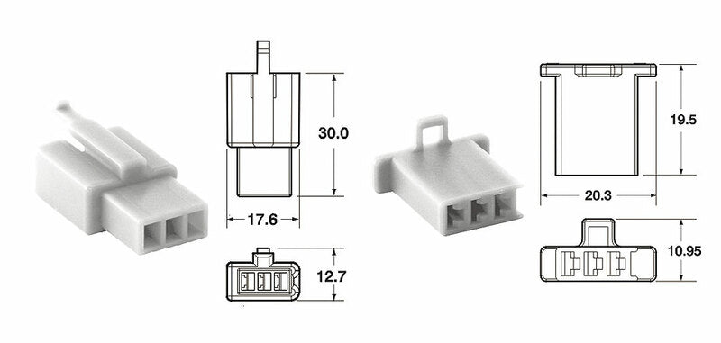 CONNECTORSET ML 3 POLIG  3 POLEN-5 VOLLEDIGE SETS TYPE 110 ML