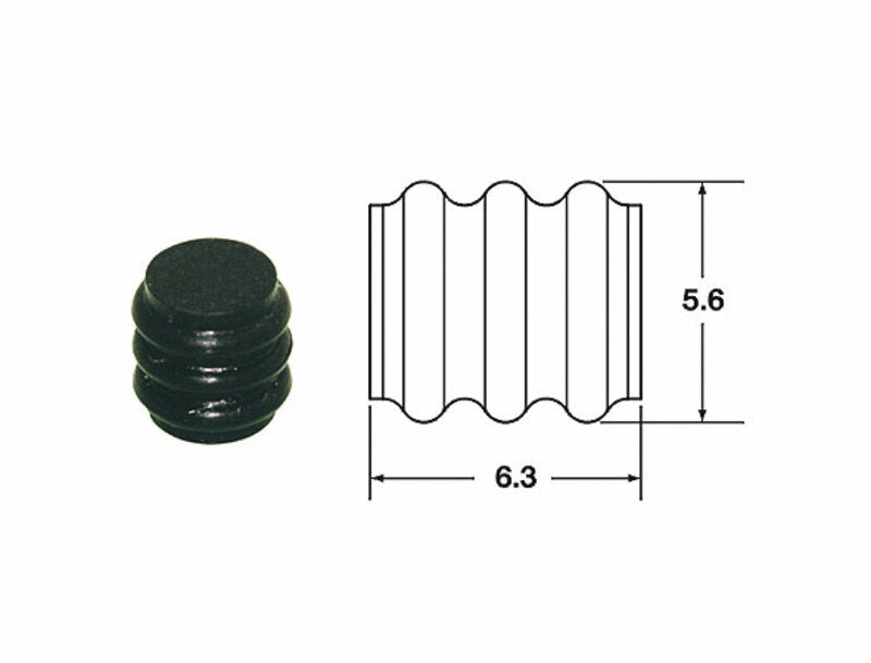 RUBBERDICHT. ZWART SMTO  SILICONE - VOL TYPE 090 SMTO MT