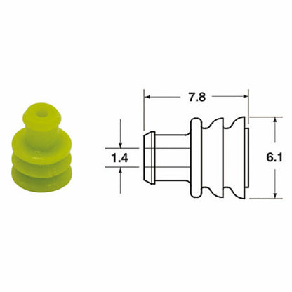 RUBBERDICHT SILICONE GL  SILICONE - Ø 1,4 MM TYPE 060 AM