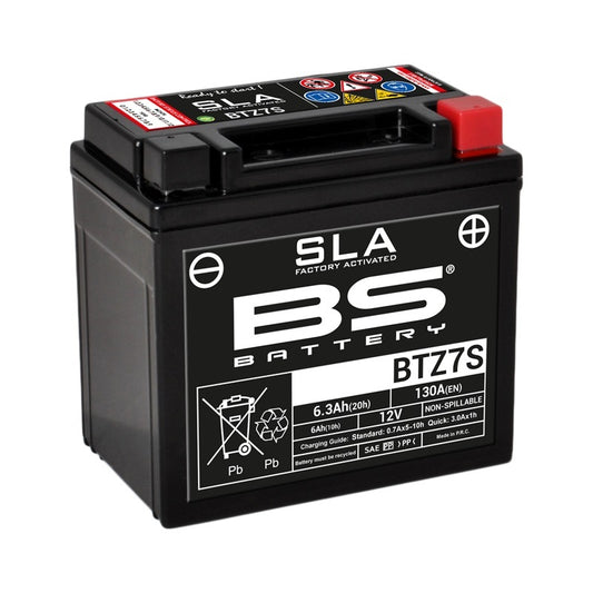 BS BATTERY SLA Accu Onderhoudsvrij af fabriek geactiveerd - BTZ7S