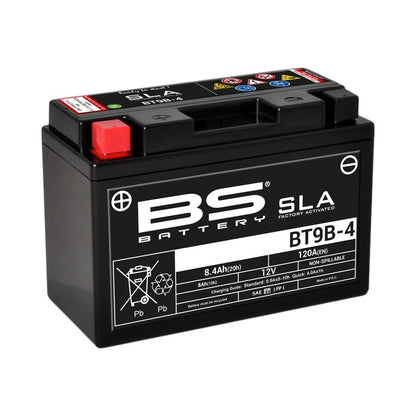 BS BATTERY SLA Battery Maintenance-free factory activated - BT9B-4