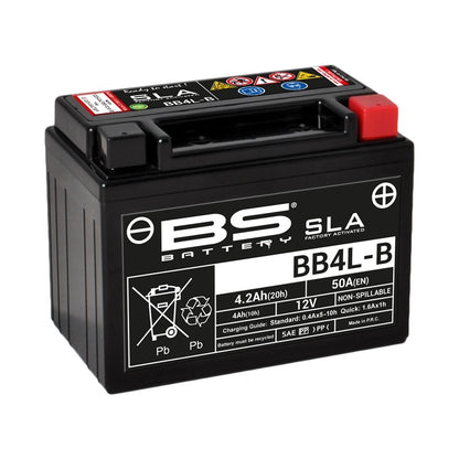 BS BATTERY SLA Battery Maintenance-free factory activated - BB4L-B