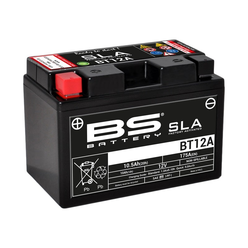 BS BATTERY SLA Accu Onderhoudsvrij af fabriek geactiveerd - BT12A