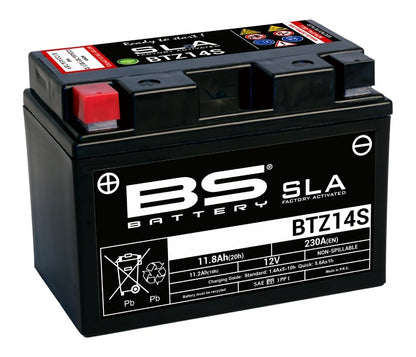 BS BATTERY SLA Battery Maintenance-free factory activated - BTZ14S