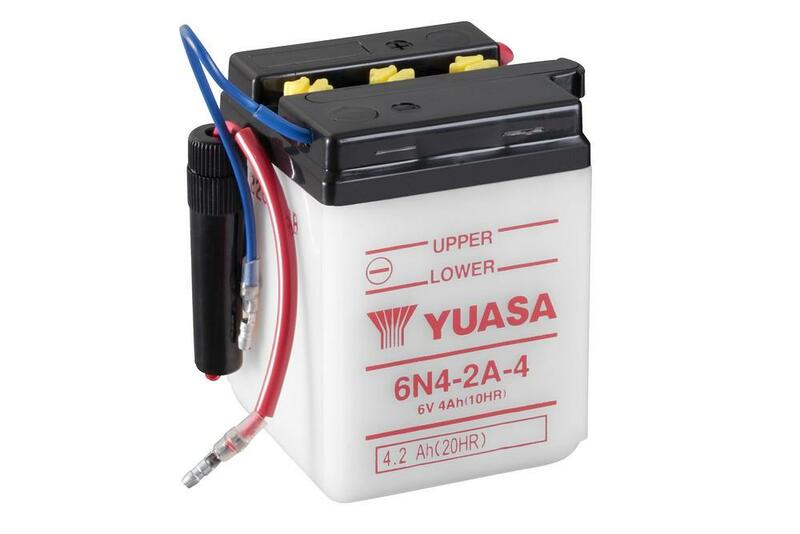 YUASA Battery Conventional without acid pack - 6N4-2A-4