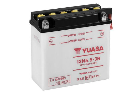 YUASA Battery Conventional without acid pack - 12N5.5-3B 