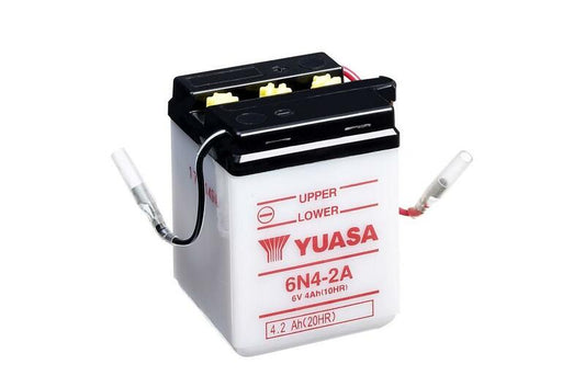 YUASA Accu Conventioneel zonder zuurpakket - 6N4-2A