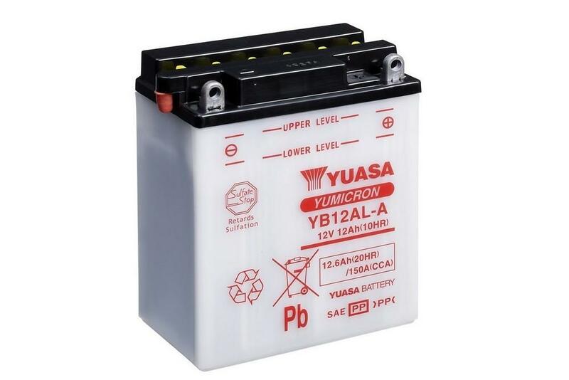 YUASA Battery Conventional without acid pack - YB12AL-A 