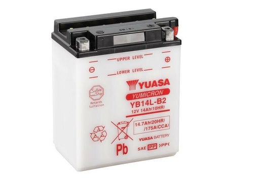 YUASA Battery Conventional without acid pack - YB14L-B2 