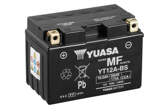 YUASA Battery Maintenance-free with acid package - YT12A-BS 