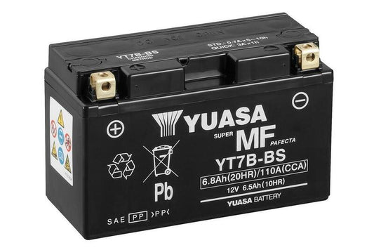 YUASA Battery Maintenance-free with acid package - YT7B-BS 