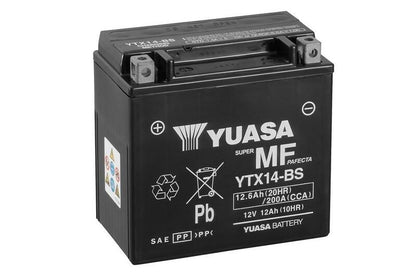 YUASA Battery Maintenance-free with acid package - YTX14-BS 