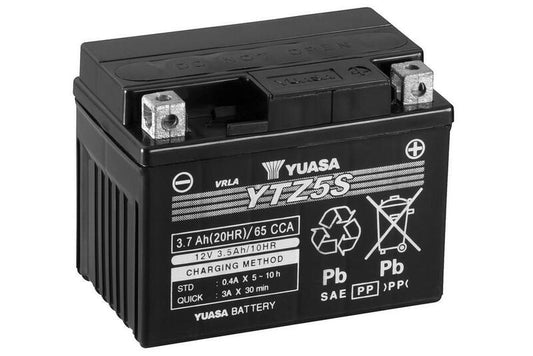 YUASA W/C Battery Maintenance-free factory activated - YTZ5S