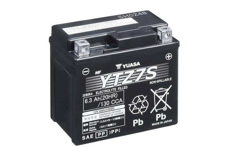 YUASA W/C Battery Maintenance-free factory activated - YTZ7S