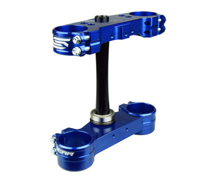 SCAR Triple Clamp OE Offset Blue 