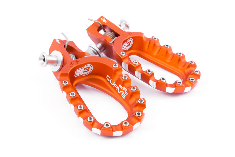 S3 Curve footrest Low orange KTM/Husqvarna 