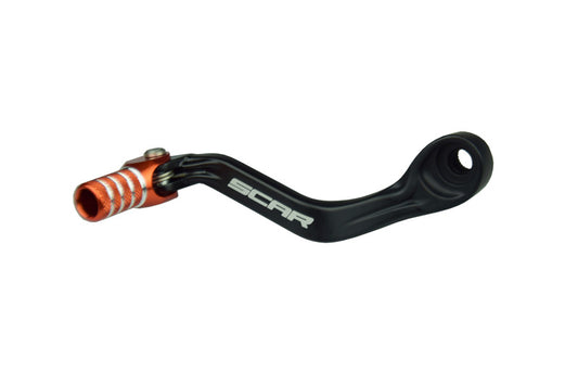 SCAR Shift Lever Matte Black/Orange Endpiece