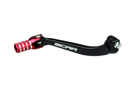 SCAR Shift Lever Matte Black/Red Endpiece