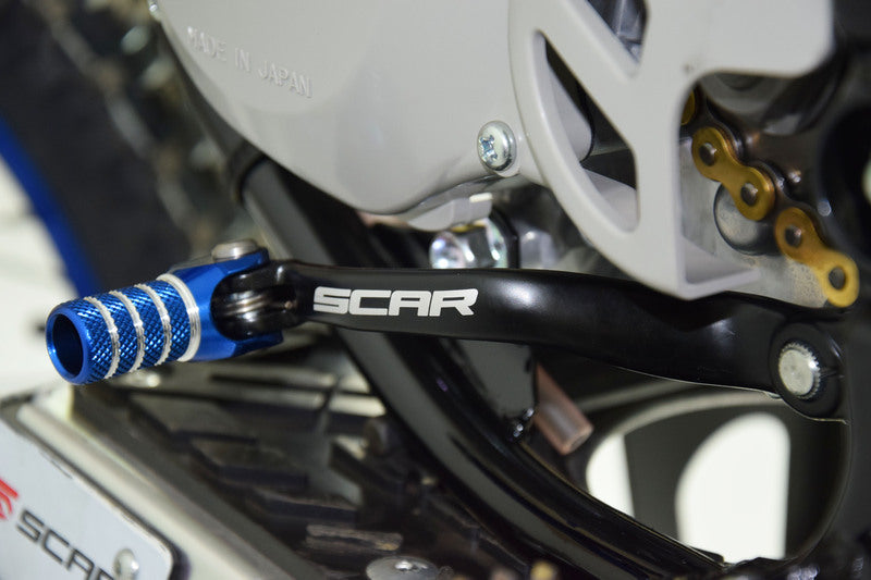 SCAR Shift Lever Matte Black/Blue Endpiece