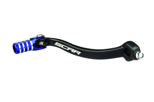 SCAR shift pedal black/blue tip 