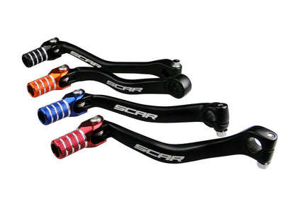 SCAR shift pedal black/blue tip 