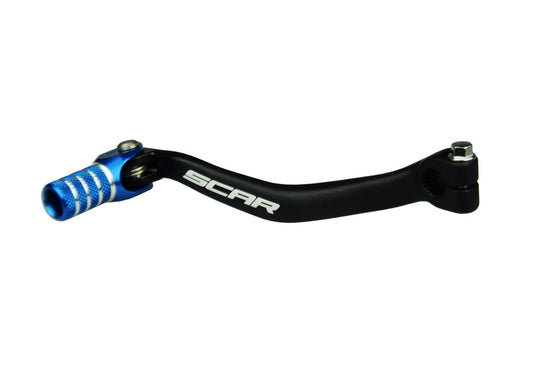 SCAR gear shift pedal black/blue tip TM 