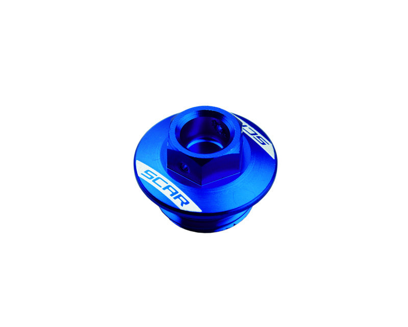 SCAR Oil Pan Cap Blue