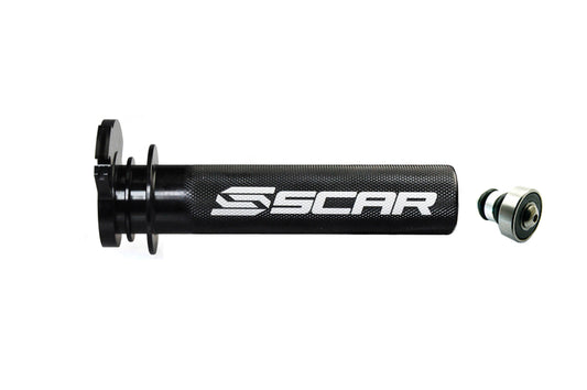 SCAR aluminium gasfles met zwart lager