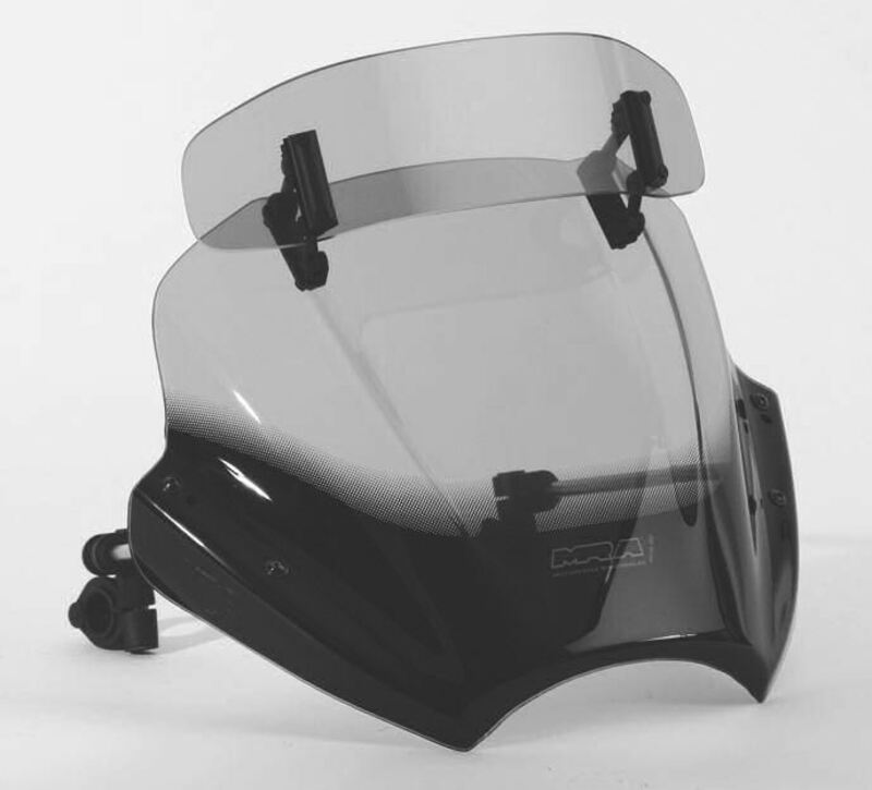 MRA VTNB Variotouring windshield with spoiler - smoke Naked Bikes