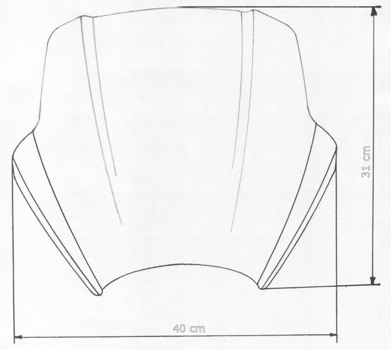 MRA SPS Speed-screen Naked Bike windscherm - helder Naked Bikes