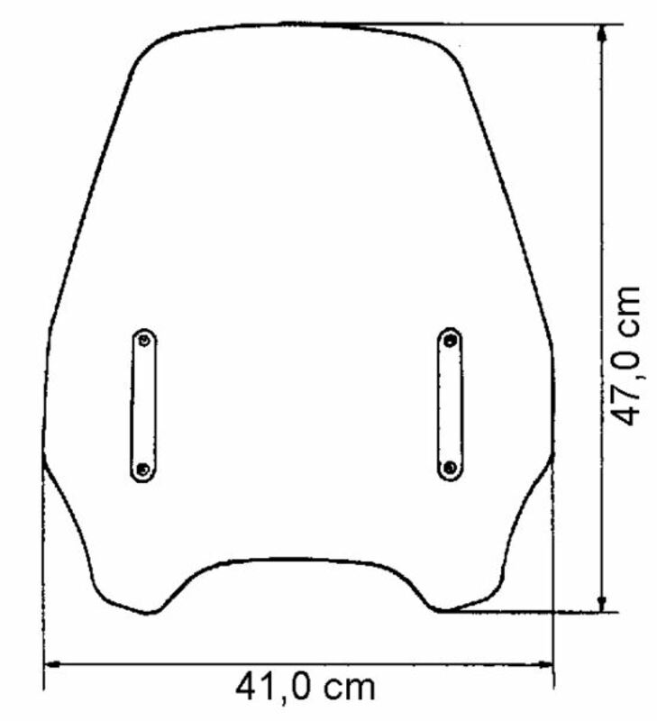 MRA HI Highway windshield - clear