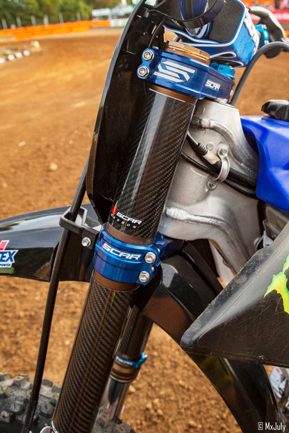 SCAR T-piece fork ACS Offset 25mm blue 