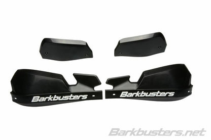 BARKBUSTERS VPS MX Handguard Plastic Set Only Silver/Black Deflector