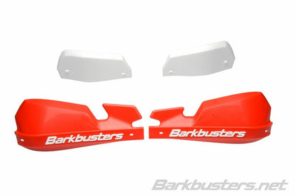 BARKBUSTERS VPS MX Handguard Plastic Set Only Silver/Black Deflector 