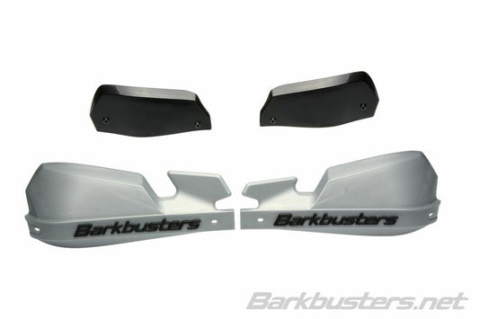 BARKBUSTERS VPS MX Handguard Plastic Set Only Silver/Black Deflector