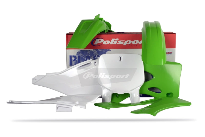 POLISPORT Plastic kit OEM color Kawasaki KX125/KX250 