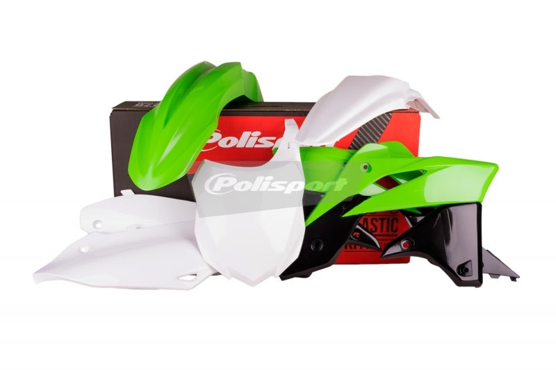 POLISPORT Plastic kit OEM color (14-15) Kawasaki KX250F 