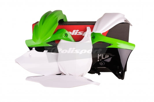 POLISPORT Plastic kit OEM kleur Kawasaki KX450F