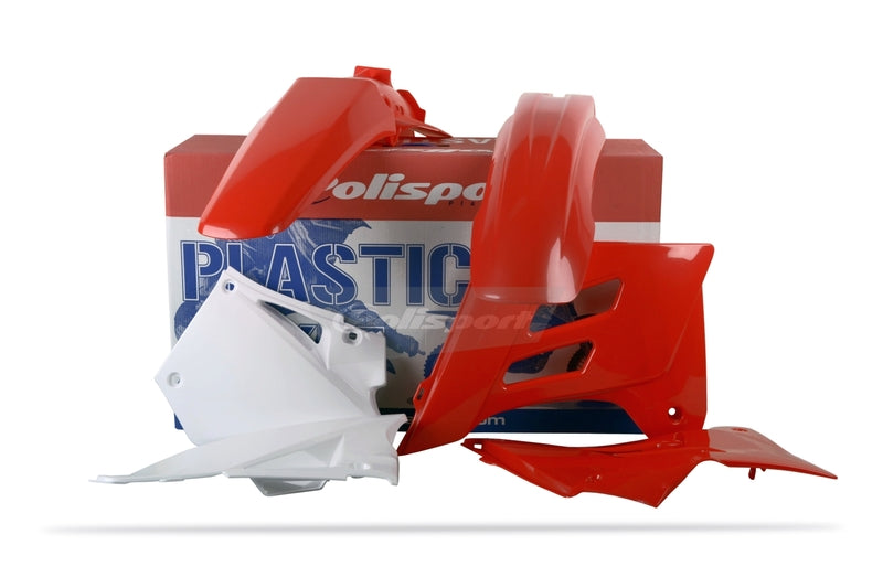 POLISPORT Plastic kit red/white Gas Gas EC