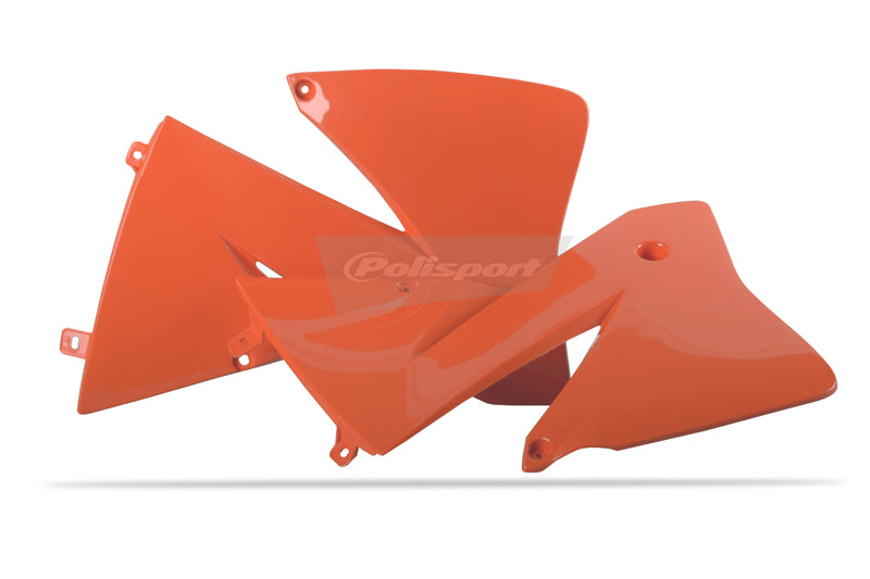 POLISPORT Radiator shrouds orange KTM