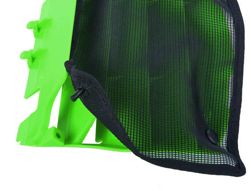 POLISPORT Radiator sleeves black Kawasaki KX250F 