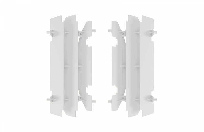 POLISPORT Radiator fins white Suzuki 