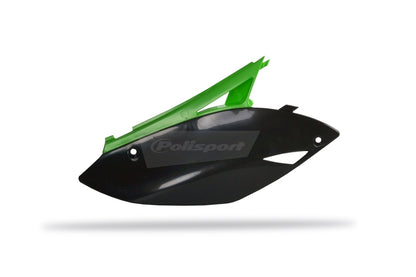 POLISPORT Zijnummerplaten zwart Kawasaki KX250F/KX450F