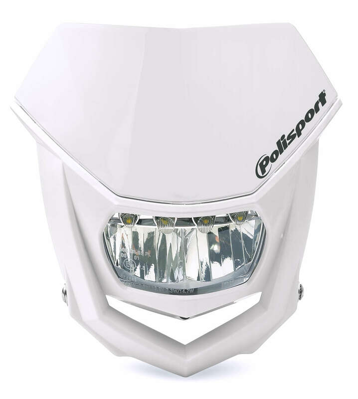 POLISPORT Halo LED headlight black/white